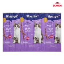 تشویقی مدادی گربه Winston با طعم مرغ و اردک یک عددی