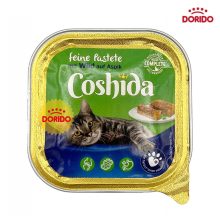 خوراک کاسه‌ای ووم گربه کوشیدا با طعم گوشت شکار Coshida with Wild وزن 100 گرم
