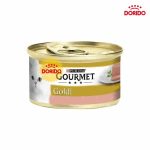 کنسرو غذای گربه گورمت گلد پته با طعم سالمون مدل Gourmet Gold Pate with Salmon وزن 85 گرم