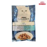 پوچ گربه گورمت پرل با طعم ماهی اقیانوس و ماهی تن مدل Gourmet Perle with Ocean Fish and Tuna وزن 85 گرم