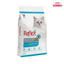 غذای خشک گربه عقیم شده رفلکس با طعم سالمون و برنج مدل Reflex Sterilised with Salmon & Rice وزن 2 کیلوگرم
