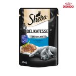 پوچ گربه شیبا دلیکیت با طعم ماهی تن در ژله Sheba Delicate in Jelly with Tuna 85g