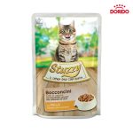 غذای مرطوب یا همان پوچ گربه استوزی با طعم مرغ در سس مدل Stuzzy Chunks with Chicken