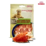 تشویقی سگ میله ای با طعم شیر همراه با دور پیچ مرغ اُ داگ مدل O'Dog Milk Flavor Stick & Mini Chicken Jerky Treats for Dogs