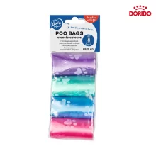 کیسه جمع آوری مدفوع دوو پلاس برای سگ و گربه مدل Duvo Plus Poo Bags Classic Colours تعداد 4 بسته 20 تایی