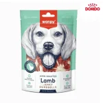 تشویقی سگ ونپی مدل دمبل گوشت بره – Wanpy Oven-Roasted Lamb Jerky Dumbbells 100g