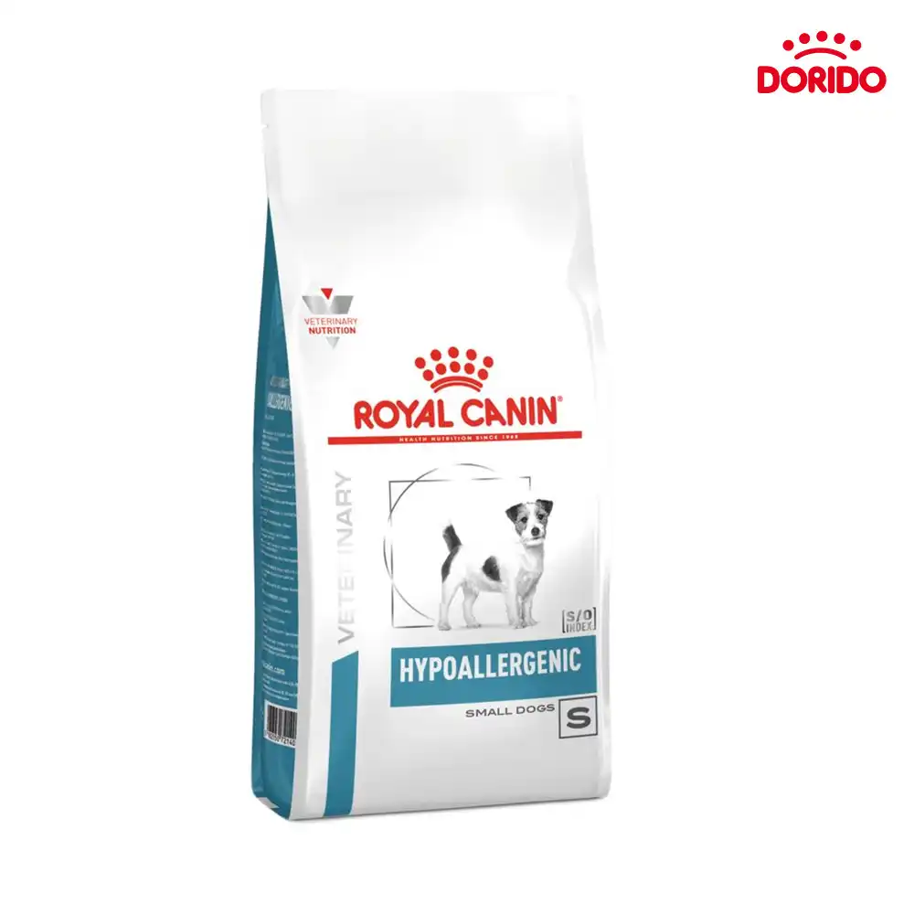 غذای خشک سگ نژاد کوچک هایپوآلرژنیک رویال کنین مدل Royal Canin Hypoallergenic Small Dogs وزن 1 کیلوگرم