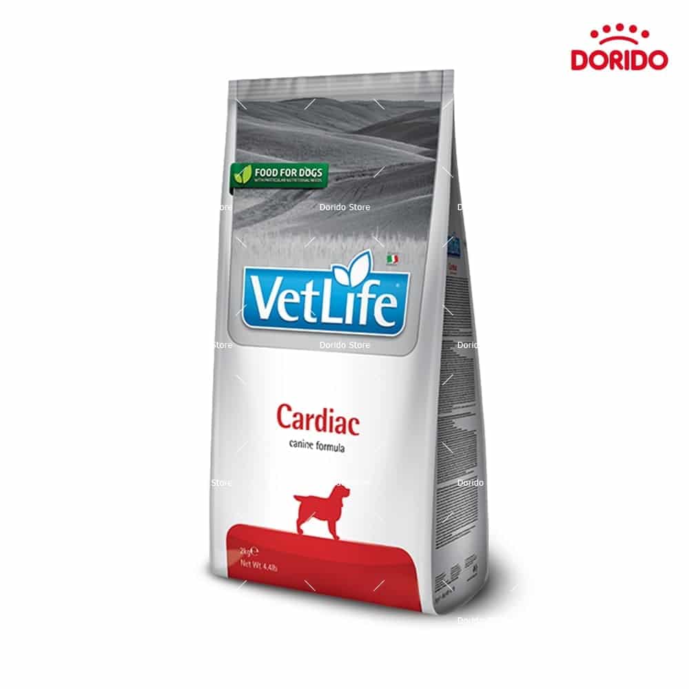 غذای خشک سگ VetLife مدل Cardiac وزن 2 کیلوگرم