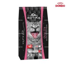 غذای خشک گربه روتیکا مناسب بچه گربه وزن 2 کیلوگرم