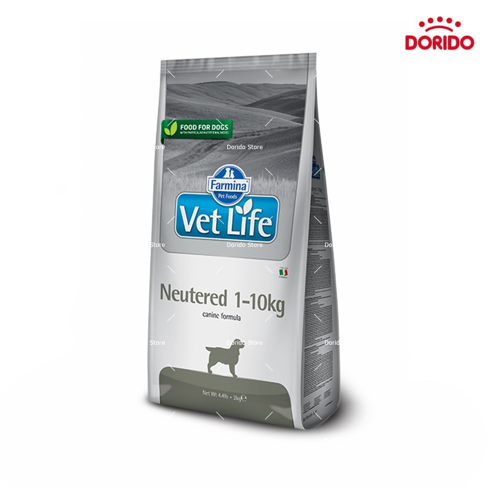 غذای خشک سگ Vet Life مدل Neutered 1-10