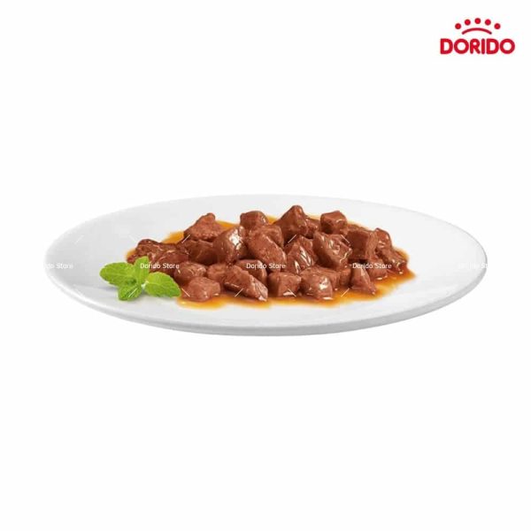 کنسرو غذای گربه گورمت گلد خورشتی با طعم گوشت گاو مدل Gourmet Gold Gravy with Beef وزن 85 گرم