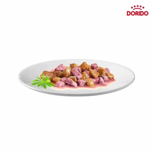 کنسرو غذای گربه گورمت گلد مدل Gourmet Gold Salmon and Chicken با طعم ماهی سالمون و مرغ وزن 85 گرم