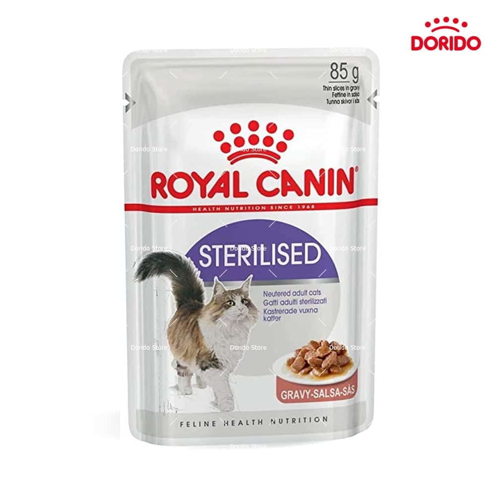 پوچ گربه عقیم شده رویال کنین مدل استرلایزد Royal Canin Sterilised in Gravy