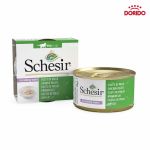 کنسرو غذای گربه شسیر طعم فیله مرغ Schesir Chicken Fillets